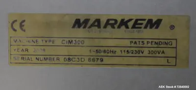 USED MARKEM CIMJET 300