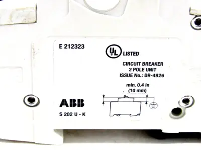 NEW ABB S202U-K10 CIRCUIT BREAKER S202UK10