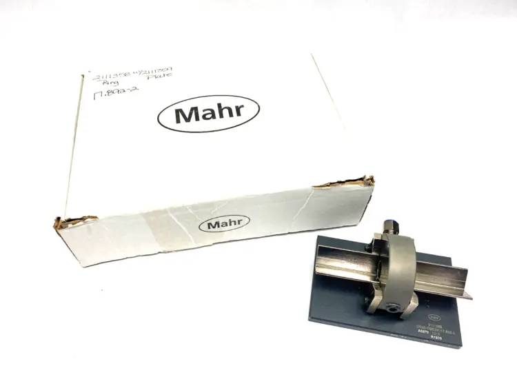 Used MAHR DIMENSIONAIR 2-JET AIR RING GAUGE W/ GUIDE CHUTES & BASE PLATE Air Gages Michigan US | Maverick Industrial Sales #1123050