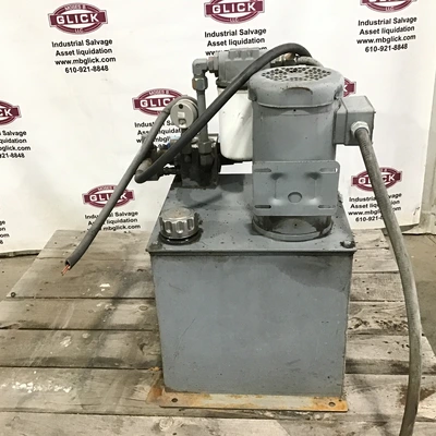 Parker H-PAK H12.3KS5W2PV/10 Hydraulic Power Unit Tank 10 Gal 2.3 GPM 2010 PSI