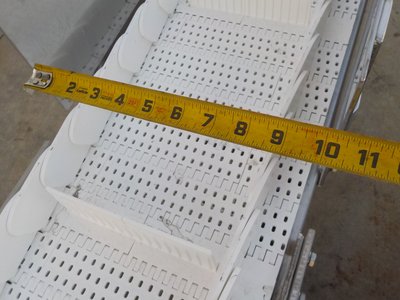 Commercial Stainless Steel Poly Conveyor Unit, Reduce Gear Box Drive, Extra Poly Belt, 10'' Width, 1...