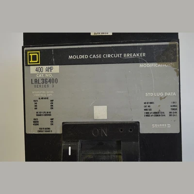 Square D 3 Pole 400 Amp Breaker