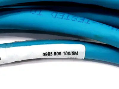 Used Lumberg Automation 900004064, 0985 806 100/5M Cable & Wire Michigan US | Maverick Industrial Sales #1454325