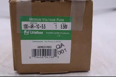 LITTELFUSE POWER-GARD 5.5KV FUSE 130-4R-1C-5.5W NEW IN BOX STOCK L-162