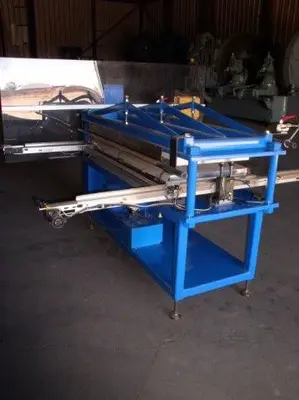 15 Ton WARD Up-Acting Pneumatic Lamination Press; 24" x 54" Bed; Heated Platens; Mfg. 2000