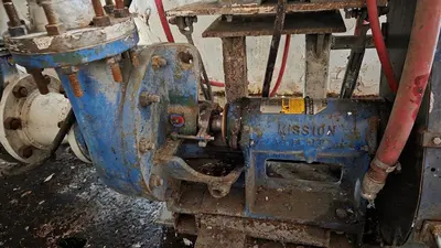 USED GARDNER DENVER PAH 4 1/2 X 8 TRIPLEX MUD PUMP