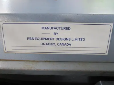 USED RBS EQUIPMENT DESIGNS LIMITED MLS