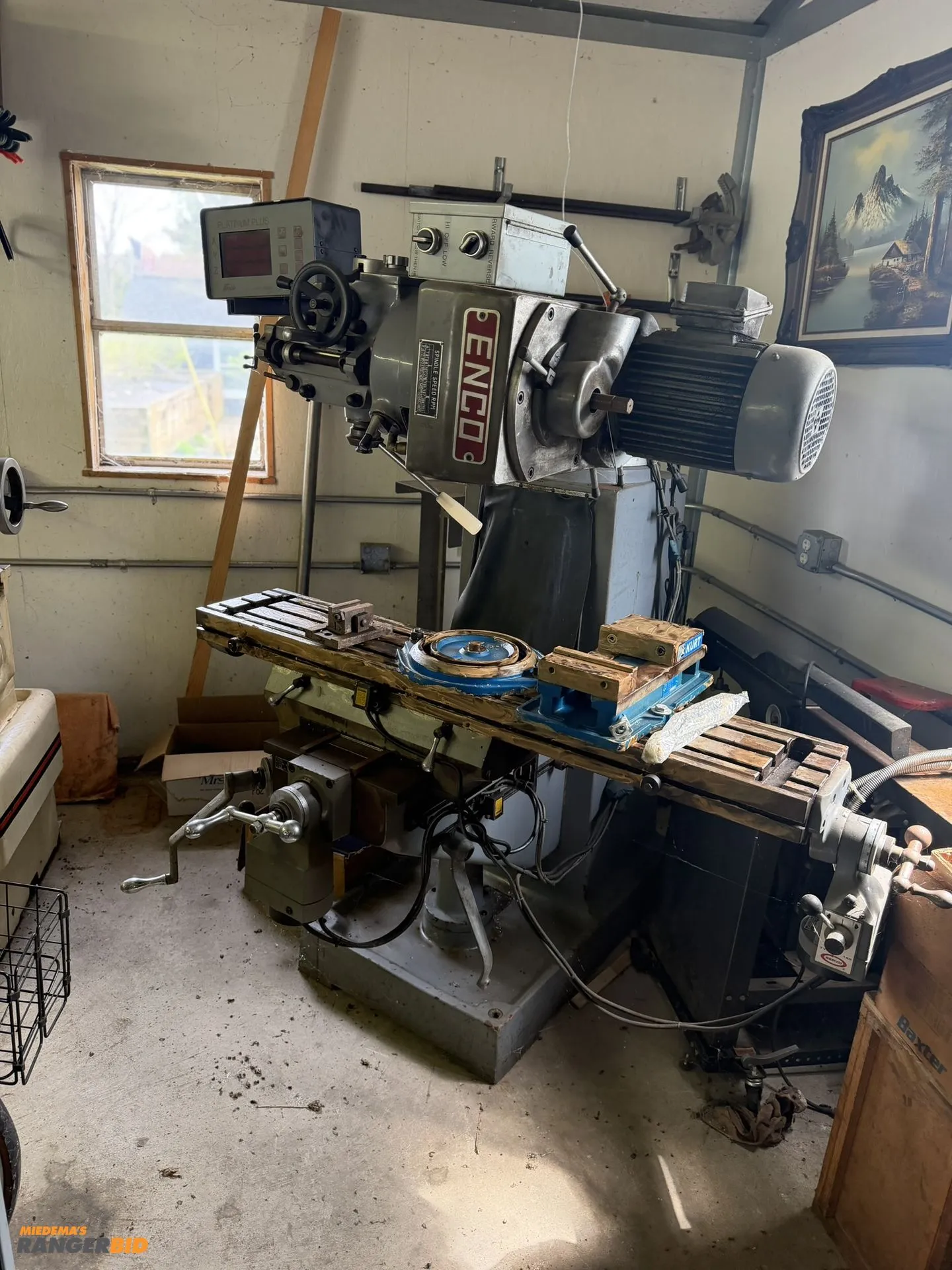 USED 1996 ENCO 100-1598 VERTICAL MILLING MACHINE