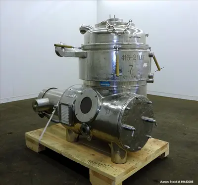 Used WESTFALIA BKA35-86-076 Disc Batch Centrifuges Illinois US | Aaron Equipment #84673
