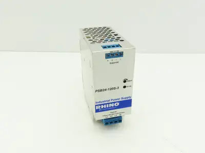 Rhino PSB24-120S-3 PLC Power Supply 24VDC 5A 480V 3PH