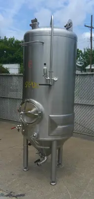 SPC9201  Tank 250 gallon vertical tank, Stainless Steel, conical