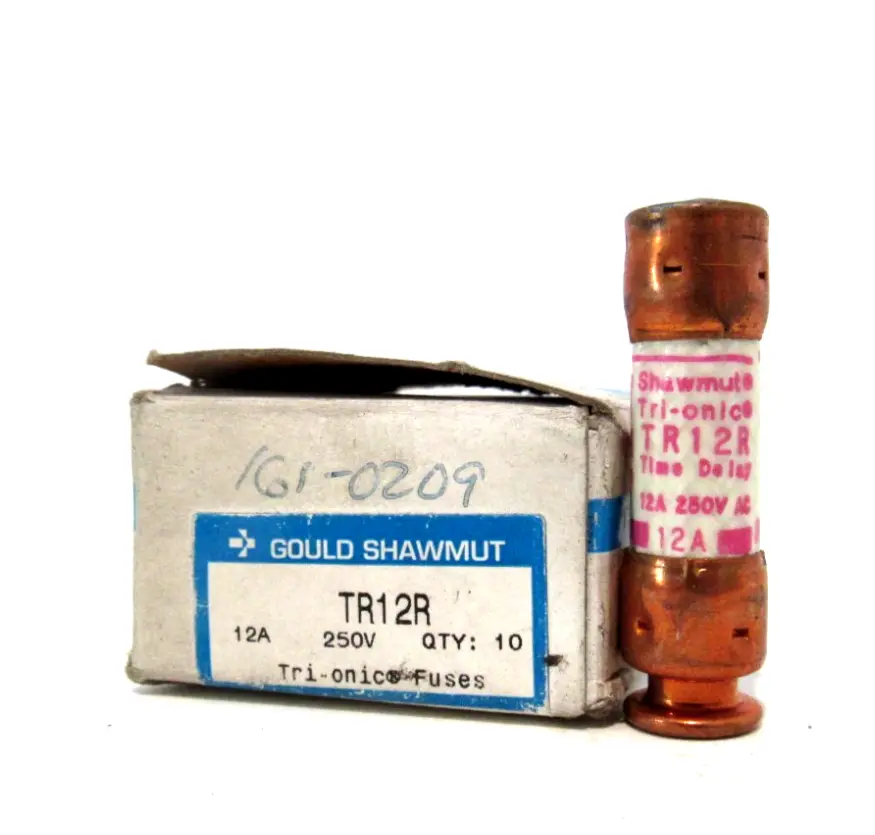 BOX OF 10 NEW GOULD SHAWMUT TR12R FUSES