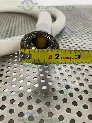 USED SANI TECH STHT-R-HD-0750 120" SILICONE HOSE W/ 1 1/2" SANITARY FITTING