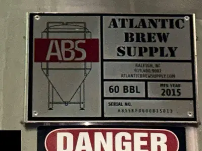 USED 2015 ABS - ATLANTIC BREWING SUPPLY 60FV
