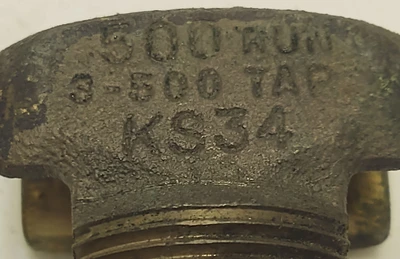 Bronze 3/0- 500  SPLIT BOLT NUT WIRE ELECTRICAL CLAMP CONNECTOR