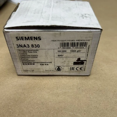 NEW Siemens 3NA3 830