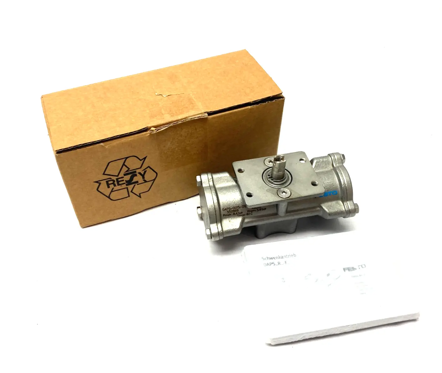 USED FESTO QUARTER TURN ACTUATOR