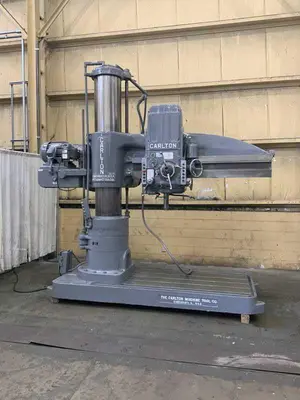6' X 17" CARLTON MODEL #3-A RADIAL ARM DRILL: STOCK #22070