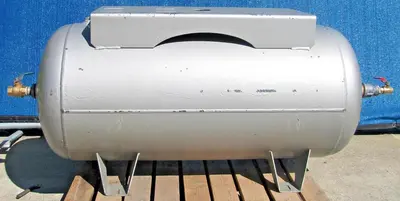 Manchester 60 Gallon Air Tank Vessel 200 PSI with Pressure Gauge for Compressor