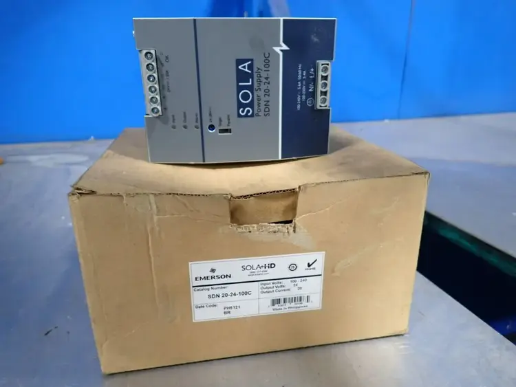 Used EMERSON SDN 2024100C DIN Rail Power Supplies Ohio US | HGR 24 #885626