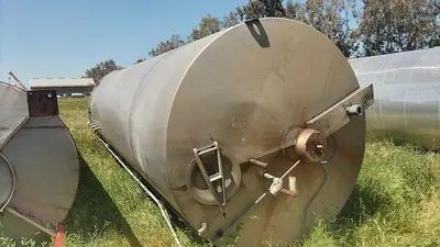 Tank, 8,600 Gallon, S/st, Storage Tank, 94" x 24' high #S744776
