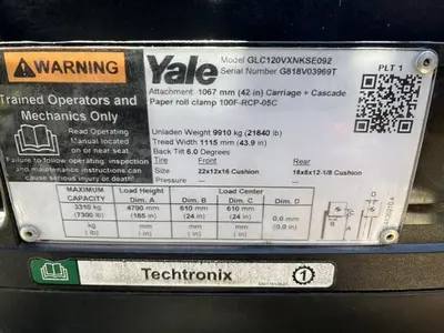 USED YALE GLC120VX