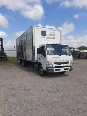USED 2016 MITSUBISHI FUSO FE180 22FT. BOX TRUCK