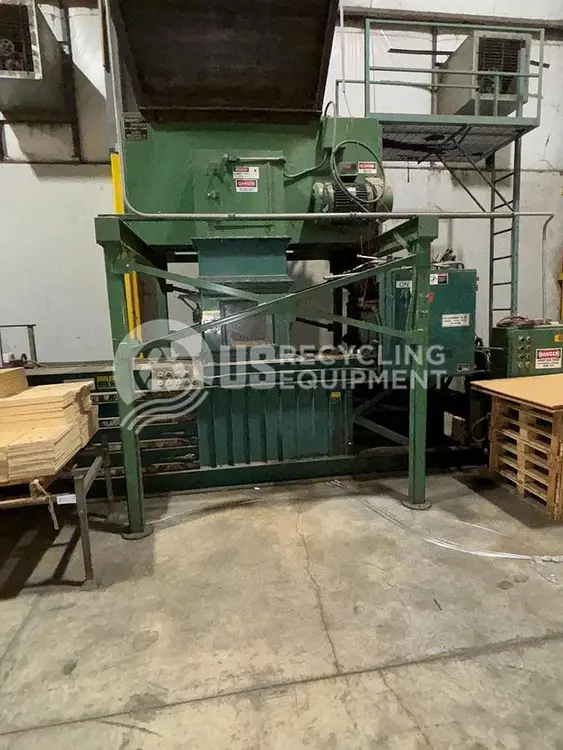 Used BLOAPCO / SELCO 5-CAJ-2558 SHREDDER & H5-12 BALER Shredders | US Recycling Equipment #474413
