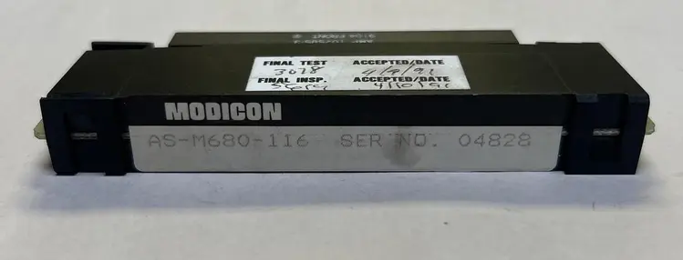 Used MODICON AS-M680-116 Industrial Controls Ohio US | Surplus Asset Holdings #1235695