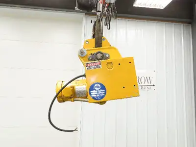 David Round Electric Hoist Tractor Power Drive Trolley 45 Fpm 460VAC 3Ph
