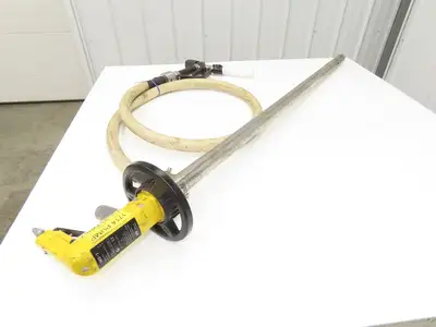 Lutz MD-2 Pneumatic Air Mixer Drum Container Pump 48" Tube w/Hose Niro 41-R DL