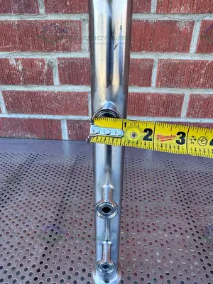 Stainless Steel  Manifold 1.5" Sanitary Fitting w/ 8 Ports 1/2" Sanitary Fitting