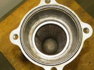 Micron Technologies Aluminum Basket Strainer #2 Baghouse Filter 1" NPT Ports