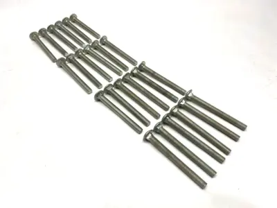 7/16"-14 x 4-1/2" Carriage Bolts Grade 2 LOT OF 24 SHELFWARE - New Other
