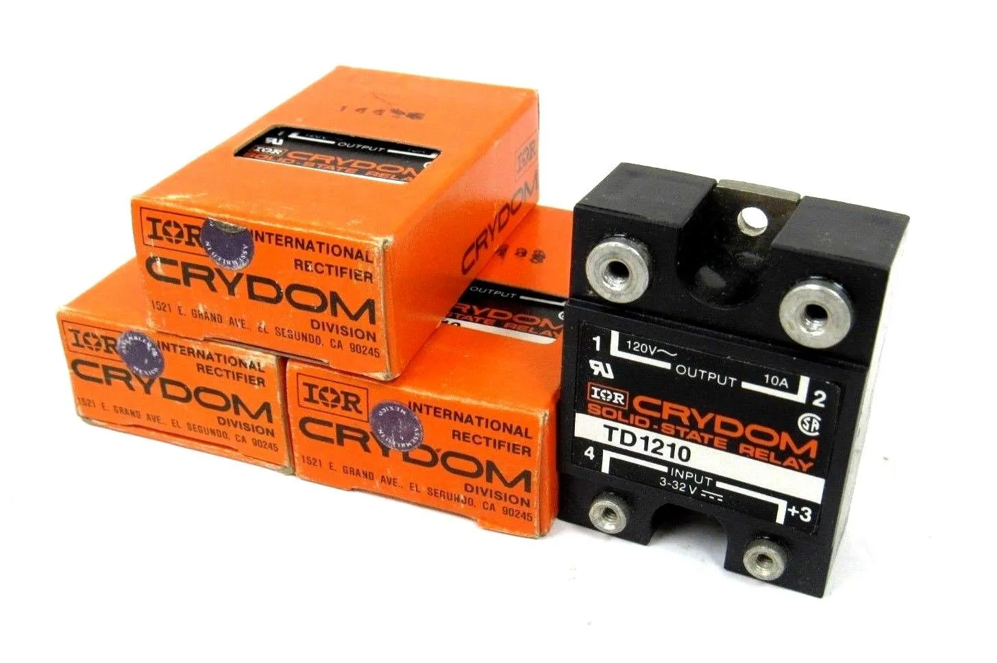 NEW LOT OF 3 CRYDOM TD1210 SOLID STATE RELAY