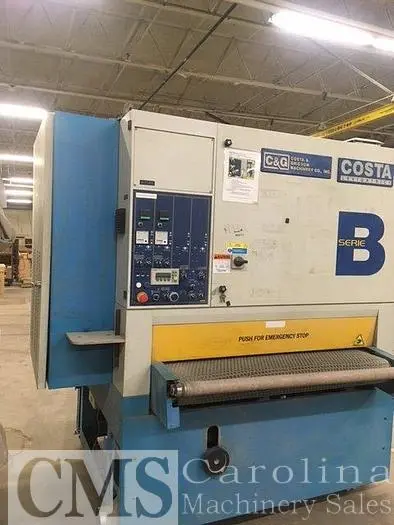 Used 2009 COSTA BAF 3-2 1350 BRUSH/DENIBBER  SANDER Woodworking Sanders PY | CAROLINA MACHINERY SALES #420887