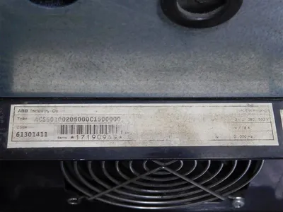 ABB ACS60100205000C1500000 ACS 600 Series Drive 61301411 No Keypad Used