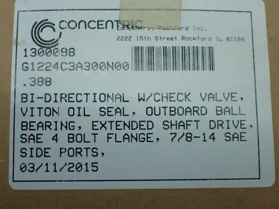 New | in-Stock CONCENTRIC 1300098 Pumps Ohio US | HGR 24 #902723