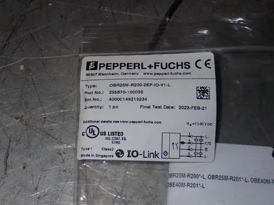 Used PEPPERL AND FUCHS OBR25MR2002EPIOV1L Photoelectric Sensors Ohio US | HGR 24 #941875