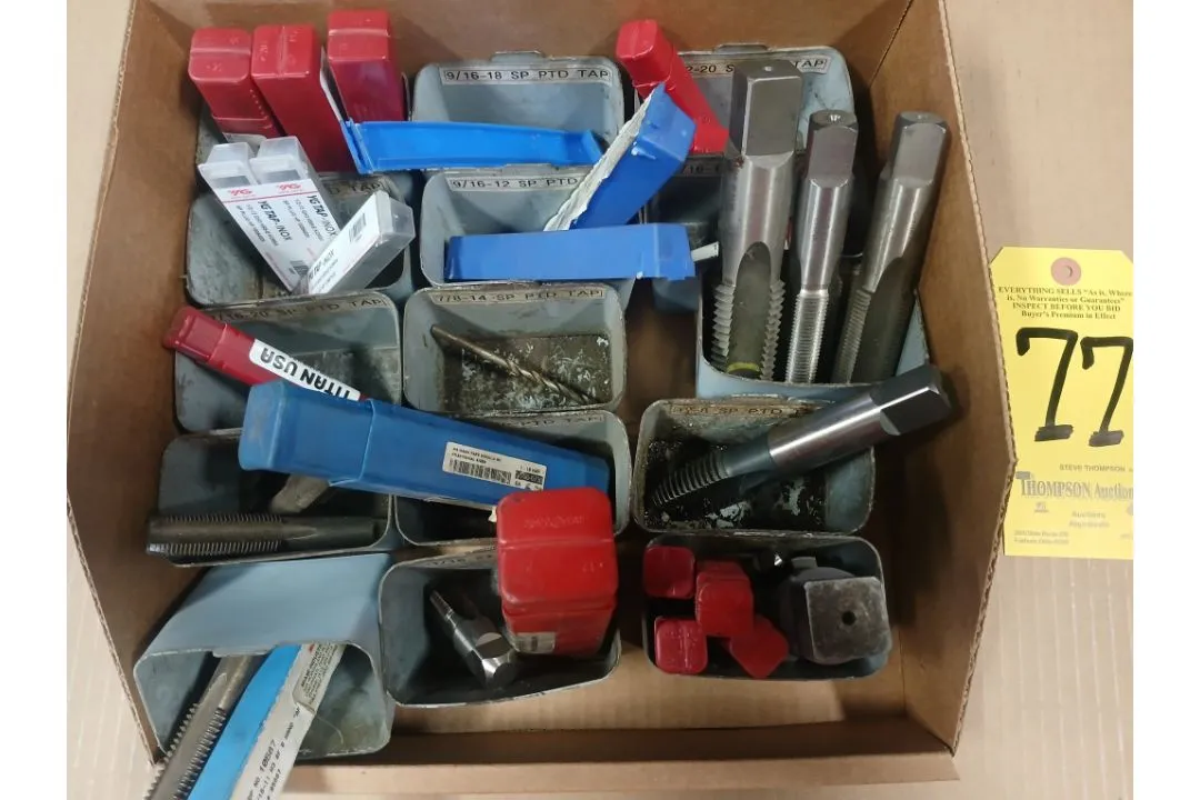 Used _UNKNOWN_ _UNKNOWN_ Taps & Dies Ohio US | Thompson Auctioneers #1547388