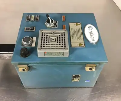 Nordson 809057B / AN92D01270 Warning Over / Under Control Panel. Loc.Wall