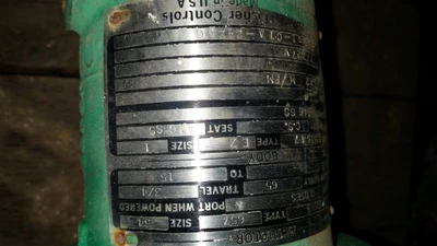 Fisher 1" 150 Class, 316 Stainless Flanged Control Valve