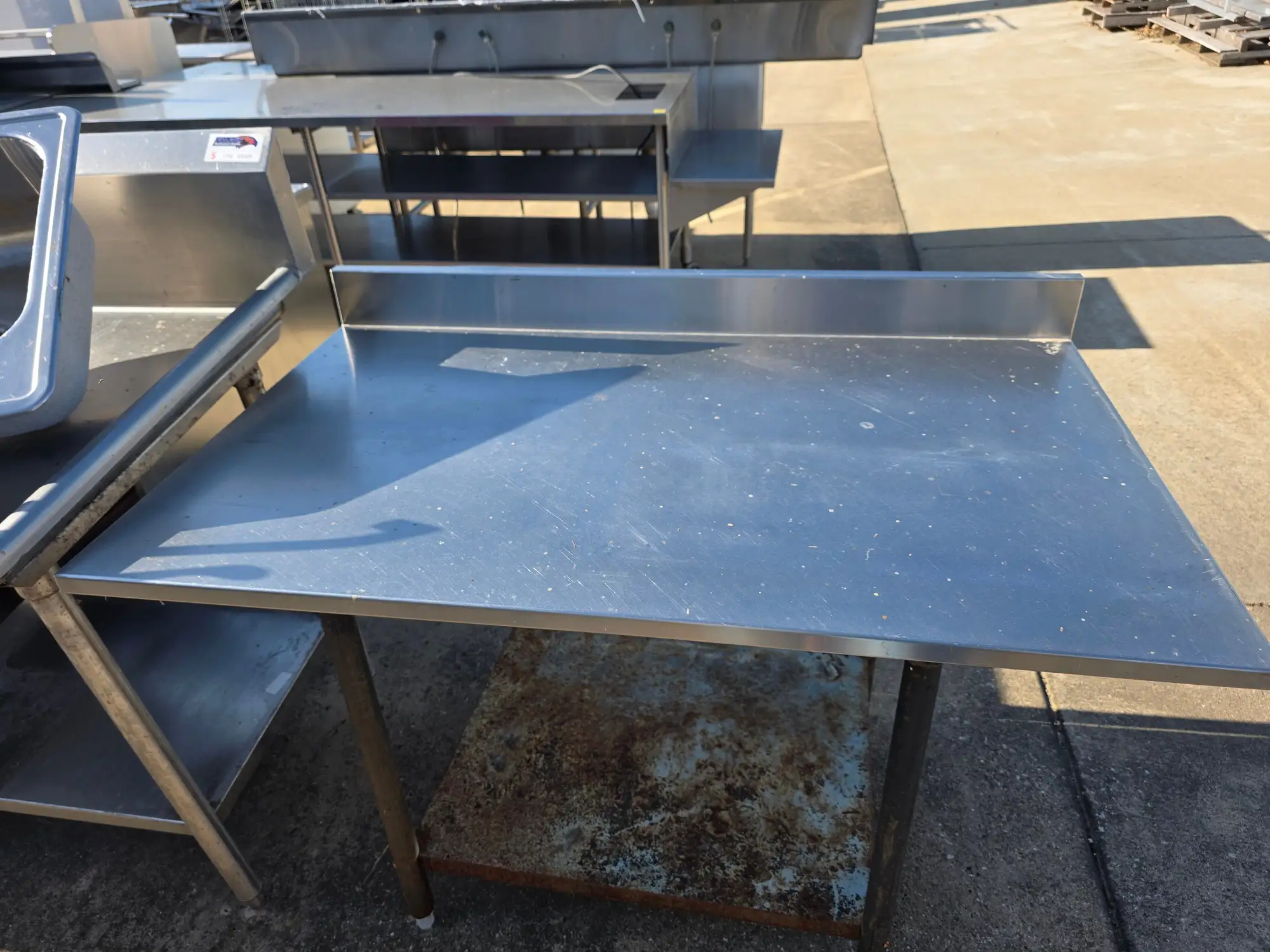 Used Falcon Restaurant Supply, Inc. Used 48"X 30" Stainless Steel Table Top - SS375 Food, Restaurant, & Bakery Parts & Accessories Illinois US | Falcon Restaurant Supply #1373758