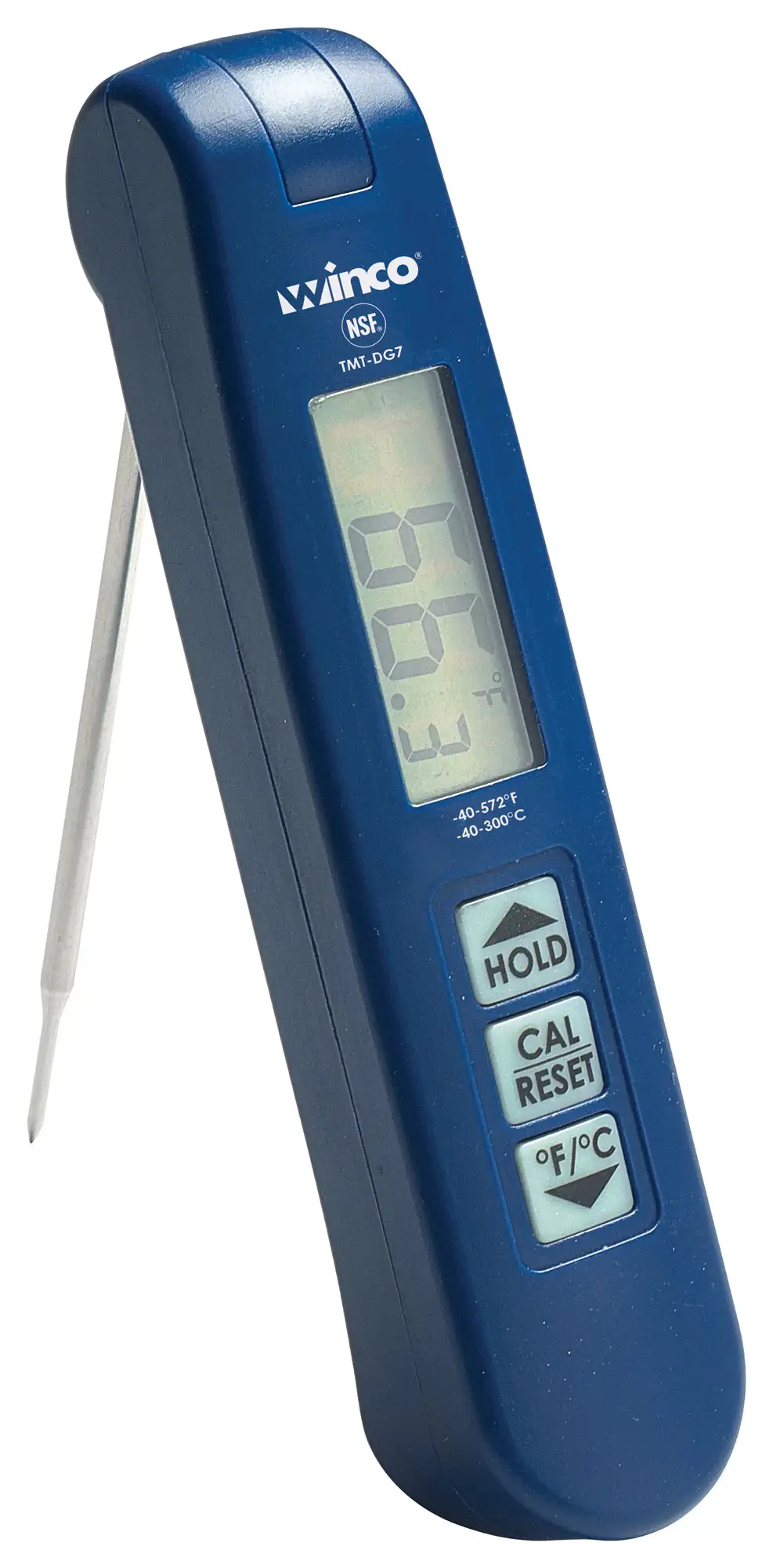 Thermocouple Thermometer, Folding Probe, -40 to 572F, NSF (12 Each)