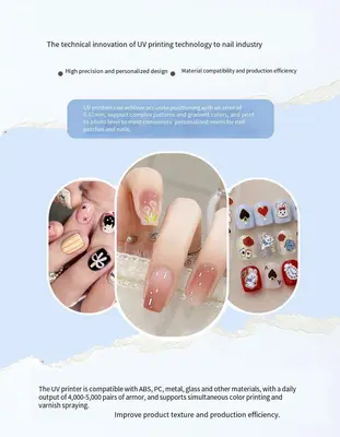 NEW 3D relief manicure UV printer UV788