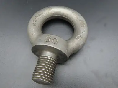 SWL 1.5T M30 x 3.5 Metric Shoulder Eye Bolt 45mm Shank NC-05  Lot of 3