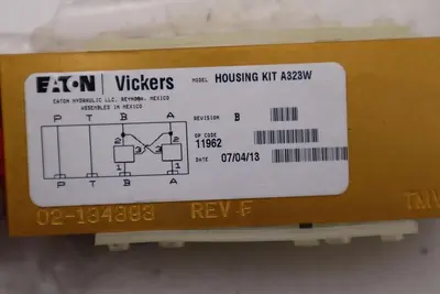 EATON VICKERS 02-184893 HOUSING KIT A323W MNIFLD STOCK H623A