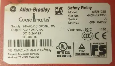 USED ALLEN BRADLEY MSR122E