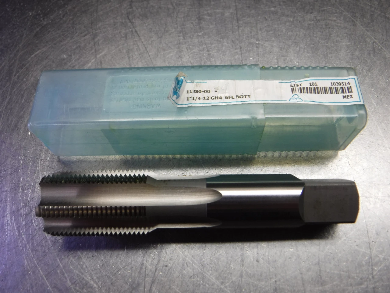 OSG 1.250"-12 GH4 6 Flute Bottoming HSS tap 11380-00 (LOC583A)
