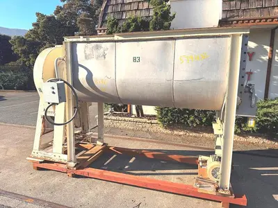 Mixer, Ribbon, 50 CF, Stainless Steel, 10 HP, #5991132